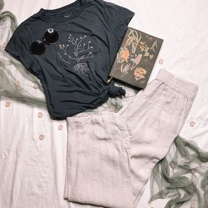 Christian Siriano Linen Pants